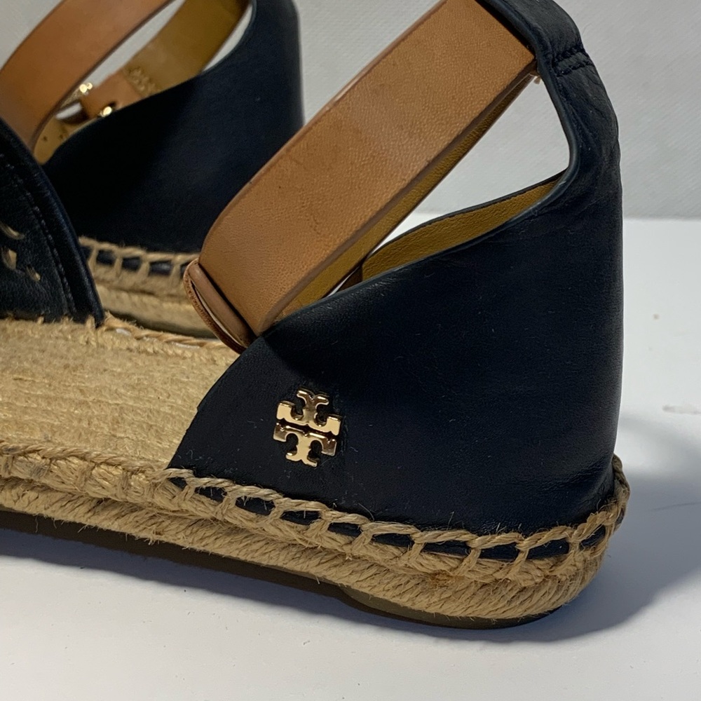 Tory Burch Eleanor woven D’orsay flats